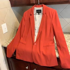 Single Button , rust colored Blazer